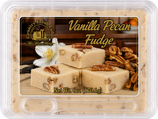 Vanilla Pecan Fudge (Trays)