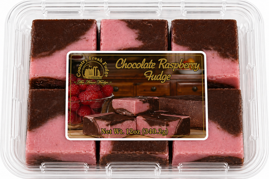 Chocolate Raspberry Fudge (Trays)